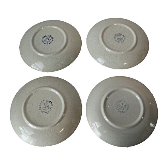 4 Vintage Autumn by Franciscan Flat Cups and Saucers 1955-1966 - Picture 4 of 7